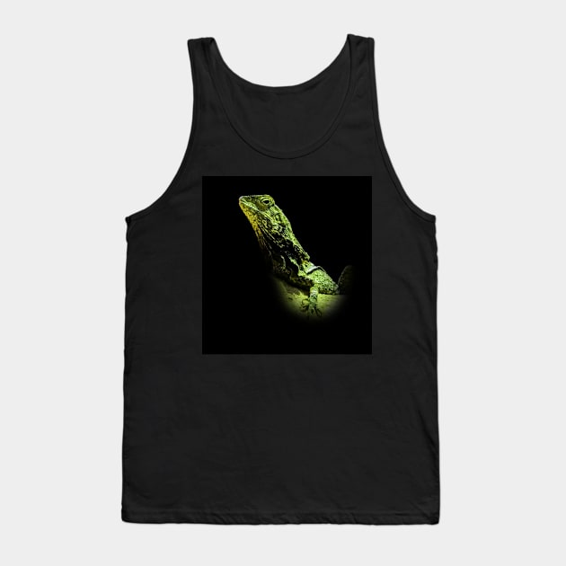 Frilled-neck lizard Tank Top by Guardi